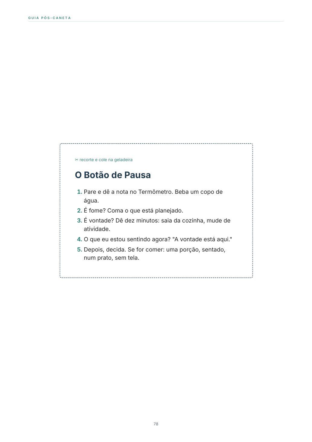 Botão de Pausa · p. 78